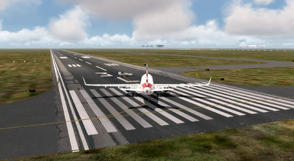 Airport textures including taxiway, runway and jetways for FSX and P3D
