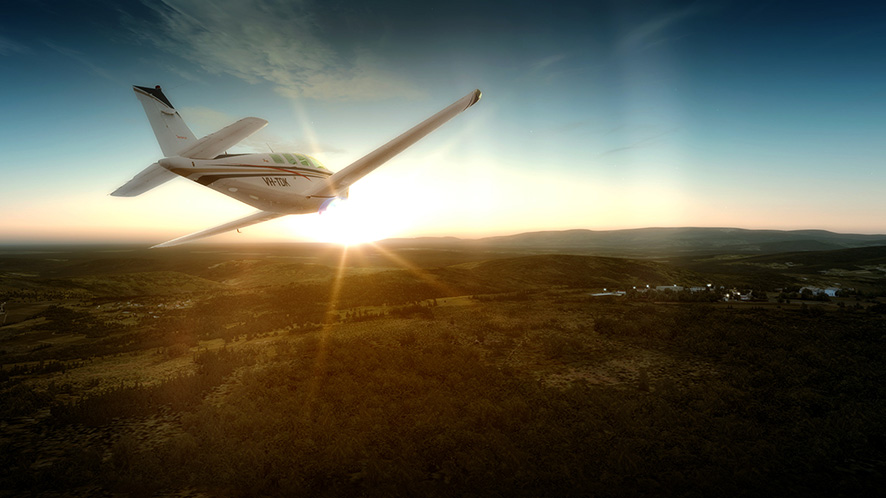 Sun, lens flare effects and sky textures in FSX