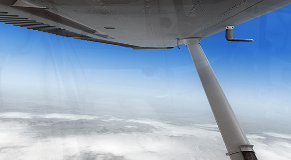 Realistic view outside the cockpit with REX weather engine and textures in FSX