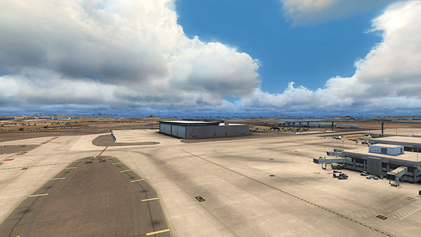 REX textures sky and clouds KPHX FSX flight sim